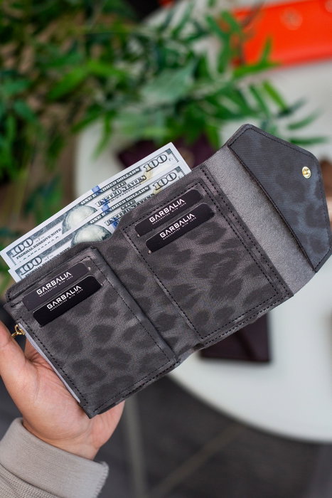 Zoozie Bags Columbia Antracita y Leopardo